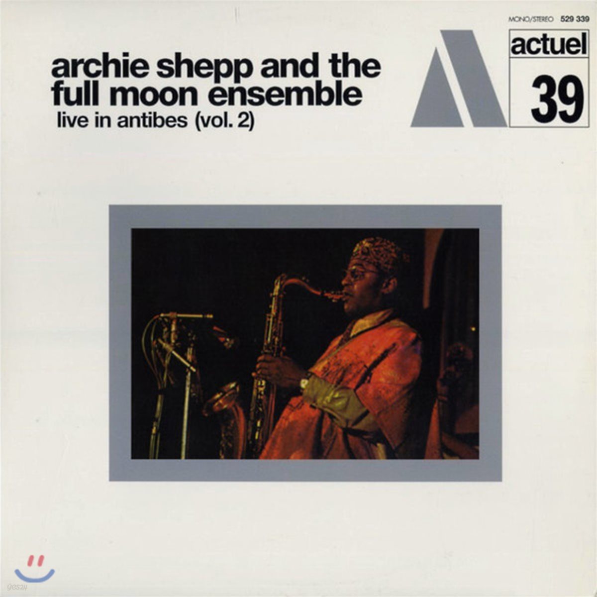 Archie Shepp &amp; The Full Moon Ensemble (아치 솁 &amp; 풀 문 앙상블) - Live In Antibes Vol. 2 (앙티브 주앙레뼁 페스티벌 라이브 2집) [LP]