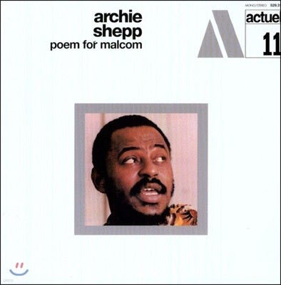 Claude Delcloo,Hank Mobley,Burton Greene,Philly Joe Jones,Grachan Moncur III,Malachi Favors,Alan Silva — Archie Shepp (아치 솁) - Poem For Malcom 앨범 커버