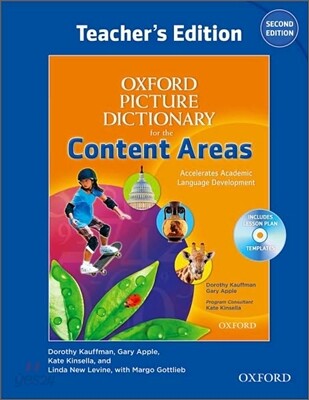 Oxford Picture Dictionary for the Content Areas Teacher's Edition with Lesson Plan CD Pack [With CDROM]