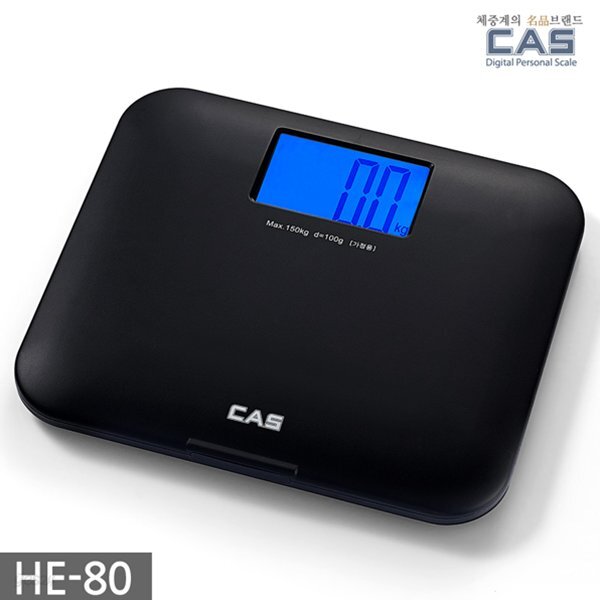 카스(CAS) 블루아이 디지털 체중계 HE-80
