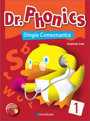 Dr. Phonics 1 : Single Consonants (Book & CD)