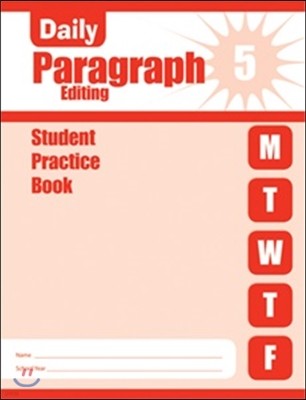 Daily Paragraph Editing, Grade 5 Student Edition Workbook (5-Pack)