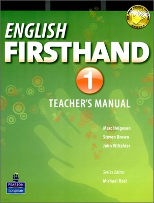 [NEW] English Firsthand 1 : Teacher's Manual with CD-Rom & CD