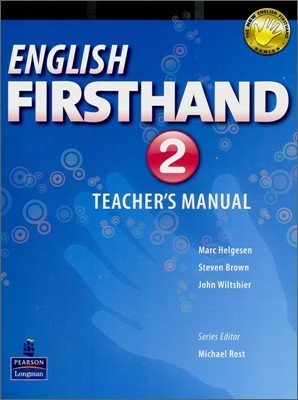 [NEW] English Firsthand 2 : Teacher's Manual with CD-Rom & CD