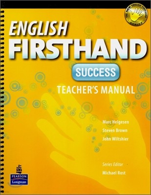 [NEW] English Firsthand Success : Teacher's Manual with CD-Rom & CD