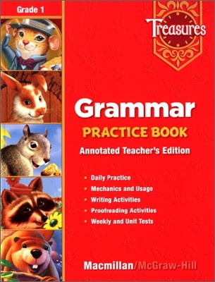 Treasures Grade 1 : Grammar Practice Book Teacher's Annotated Edition