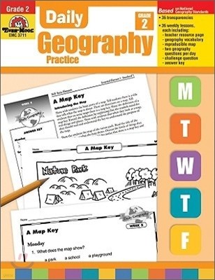 Daily Geography Practice: Grade 2