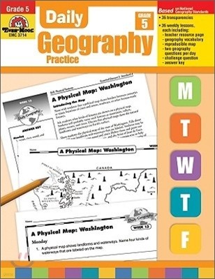 Daily Geography Practice Grade 5: EMC 3714