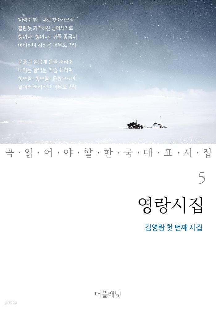 [대여] 영랑시집 : 김영랑 첫 번째 시집 - 꼭 읽어야 할 한국 대표 시집 05