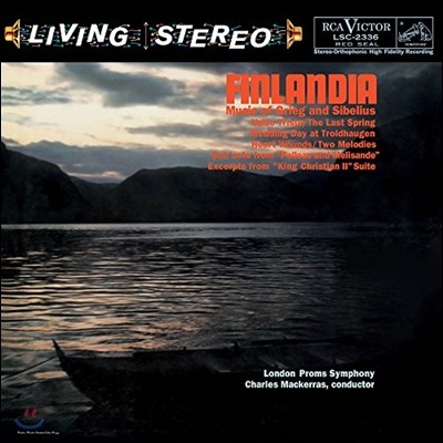 Charles Mackerras,Jean Sibelius,Edvard Grieg,London Proms Symphony Orchestra — Charles Mackerras 그리그와 시벨리우스:핀란디아 - 찰스 맥커라스 (Grieg: Finlandia / Sibelius: Pelleas and Melisande) 앨범 커버