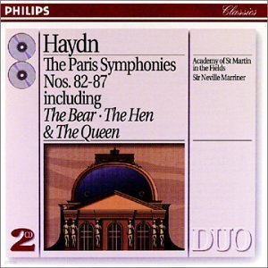 [중고] Neville Marriner / Haydn : The Paris Symphonies Nos.82 - 87 (2CD/수입/4387272)