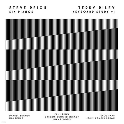 Gregor Schwellenbach — 라이히: 여섯 대의 피아노, 라일리: 건반 연습곡 1번 (Reich: Six Pianos, Riley: Keyboard Study #1) - Gregor Schwellenbach 앨범 커버