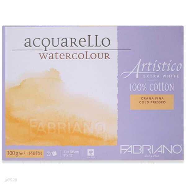 [파브리아노] 뉴아띠스띠꼬 수채화지  중목  230x305mm  300g  AR12