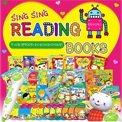 SingSing Reading Books (42:30+CD6+DVD6)