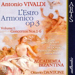 Vivaldi : L'estro Armonico Op.3 Vol.1 (Concertos 1-6) : DantoneㆍAccademia Bizantina