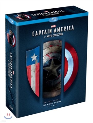 캡틴 아메리카 3-Movie Collection (3Disc) : 블루레이