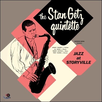 Stan Getz,Jimmy Raney,Teddy Kotick,Al Haig,Tiny Kahn — Stan Getz Quintette (스탄 게츠 퀸텟) - Jazz At Storyville (1951년 보스턴 스토리빌 라이브) 앨범 커버