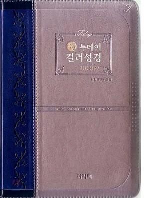 개역개정 투데이컬러성경 21C찬송가(중,합본,색인,최고급소재,지퍼)(13.5*20)(투톤 블루)