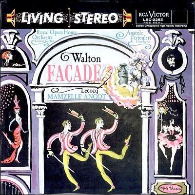 Fistoulari, Royal Opera House Orch. — Walton : Facade Suite 앨범 커버
