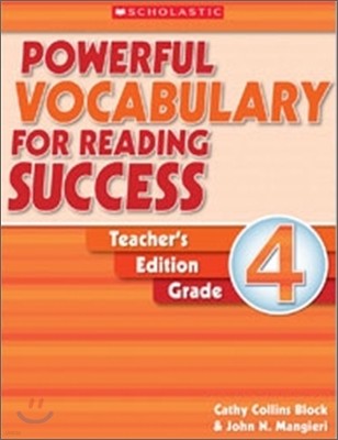 Powerful Vocabulary For Reading Success Grade 4 : Teacher's Book