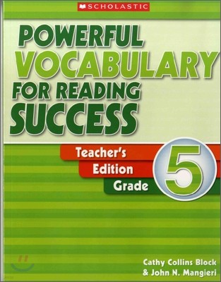 Powerful Vocabulary For Reading Success Grade 5 : Teacher's Book