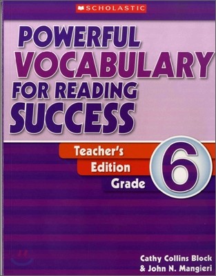 Powerful Vocabulary For Reading Success Grade 6 : Teacher's Book