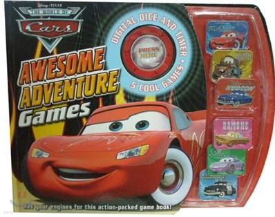 Disney Board Game Book : Cars, Awesome Adventure Games