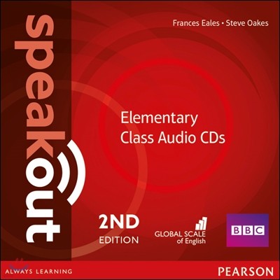 Speakout Elementary 2nd Edition Class CDs (3)