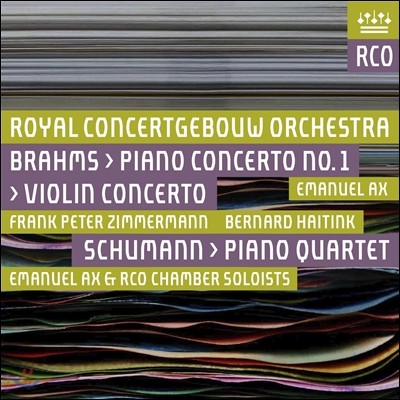 Bernard Haitink : ̿ø ְ, ǾƳ ְ 1 / : ǾƳ  (Brahms: Piano & Violin Concertos Opp.15, 77 / Schumann: Quartet Op.47)  ,  ũ