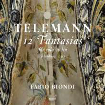ڷ: 12 ̿ø ȯ (Telemann: 12 Fantasias for Solo Violin)(Digipack)(CD) - Fabio Biondi
