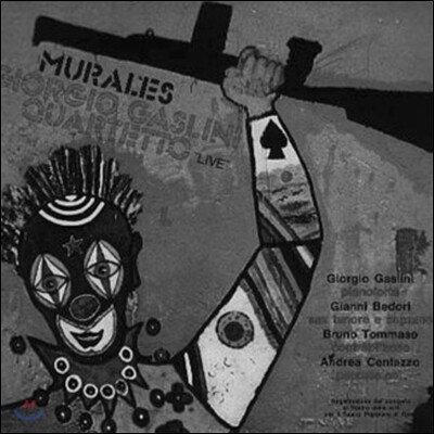 Bruno Tommaso,Gianni Bedori,Andrea Centazzo,Giorgio Gaslini — Giorgio Gaslini Quartet (조르지오 가슬리니 쿼텟) - Murales 앨범 커버