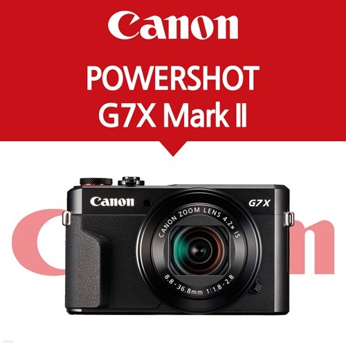 [캐논정품] PowerShot G7X Mark II 디지털 카메...