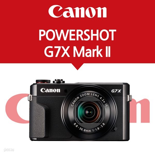 [캐논정품] PowerShot G7X Mark II 디지털 카메라