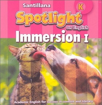 Santillana Spotlight on English K-1 : Immersion CD