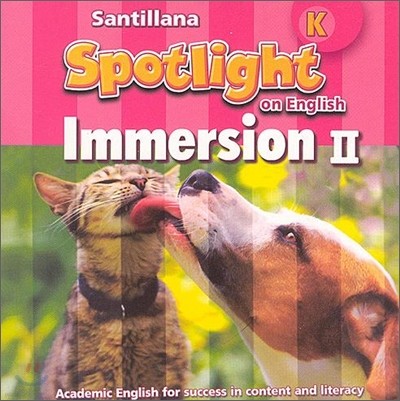 Santillana Spotlight on English K-2 : Immersion CD