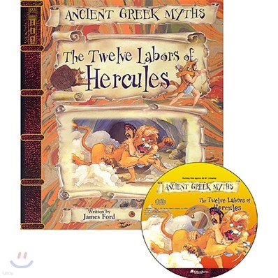 Ancient Greek Myths : The Twelve Labours of Heracles (Book & CD)
