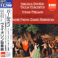 Sibelius & Dvorak : Violin Concertos : Perlman