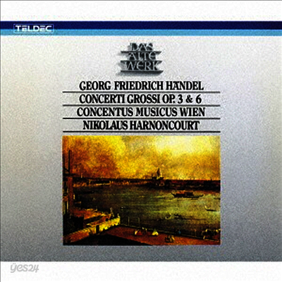 헨델: 합주협주곡 전곡 (Handel : Concerti Grossi Op.3 & 6) (4CD)(일본반) - Nikolaus Harnoncourt