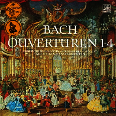 바흐: 관현악 모음곡 1-4번 (Bach: Orchestral Suites.1-4) (2CD)(일본반) - Nikolaus Harnoncourt