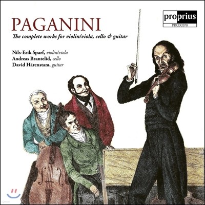 Nils-Erik Sparf İϴ: ̿ø ö, ÿο Ÿ  ǰ (Paganini: Complete Works For Violin/Viola, Cello & Guitar) ҽ- ĸ