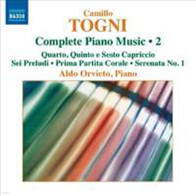 : ǾƳ ǰ 2 (Togni: Works for Piano Vol.2)(CD) - Aldo Orvieto