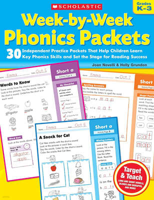 Week-By-Week Phonics Packets : Grades K-3