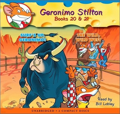 Surf's Up, Geronimo! / The Wild, Wild West (Geronimo Stilton Audio Bindup #20 & 21): Surf's Up, Geronimo! and the Wild, Wild West
