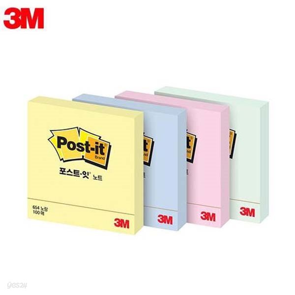 [알앤비]3M 포스트잇 일반형 654