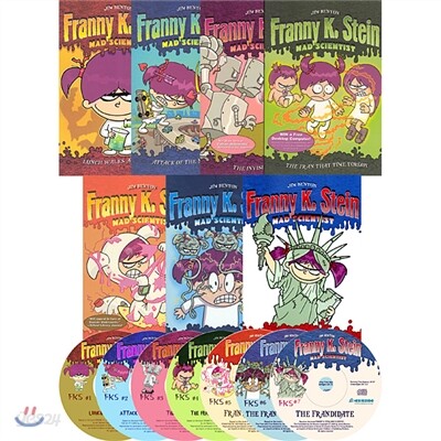 Franny K. Stein, Mad Scientist #1-7 세트 직수입도서 (오디오 7종증정/케이스 미포함)