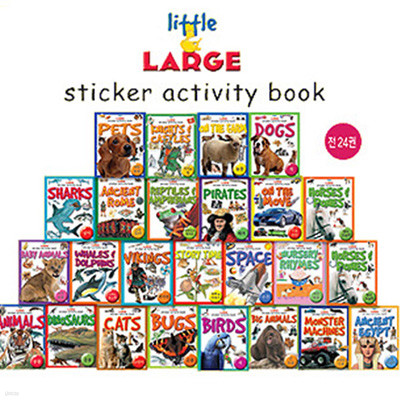 Little large sticker activity book(24)