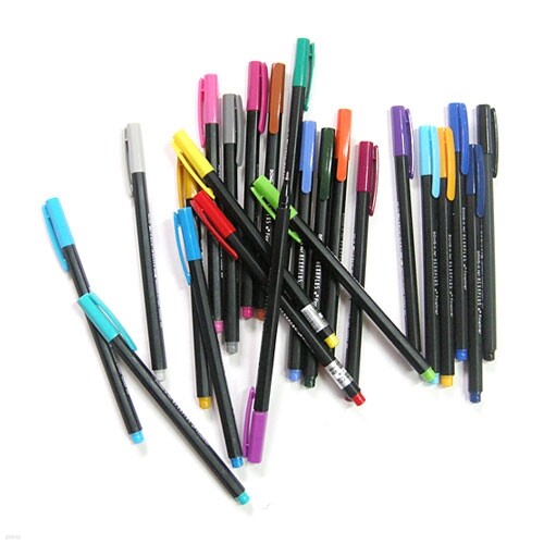 [알앤비]동아 헥사플러스 24가지색상-핵사플러/수성펜/파인라이너/화인라이너