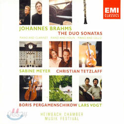 Brahms : The Duo Sonatas : Sabine MeyerㆍChristian TetzlaffㆍBoris PergamenschikowㆍLars Vogt