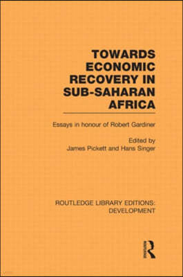 Towards Economic Recovery in Sub-Saharan Africa