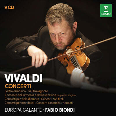 Fabio Biondi ߵ: ְ - ,  Ʈٰ, ȭ  (Vivaldi: Concertos - Four Seasons, La Stravaganza, L'Estro Armonico) 